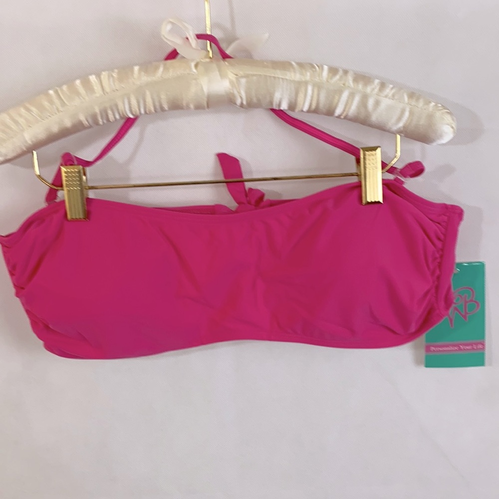 WB Personalize your Life Bandeau Bikini Top NWT